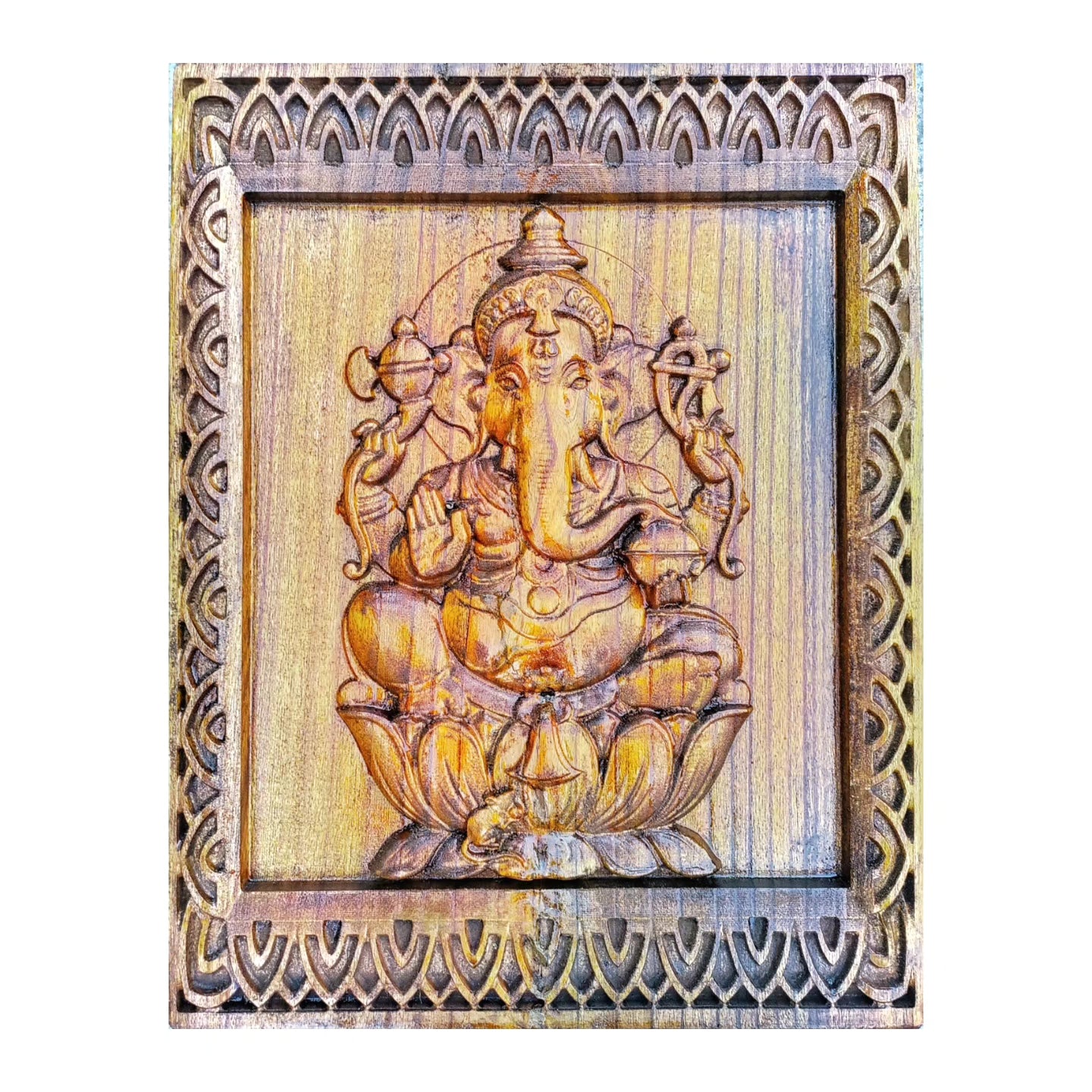 Wooden Ganesh Frame